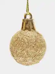 Золотой елочные игрушки, шары, 24 штуки, 3 см