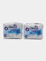 Гигиенические женские прокладки Confy Lady Ultra Extralong, 7 шт, 1+1