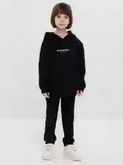 Черный детский спортивный костюм