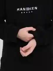 Черный детский спортивный костюм