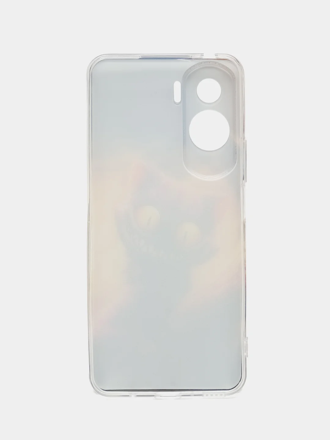 Индиго силиконовый чехол на Honor 90 Lite (Хонор 90 Лайт), прозрачный, с рисунком