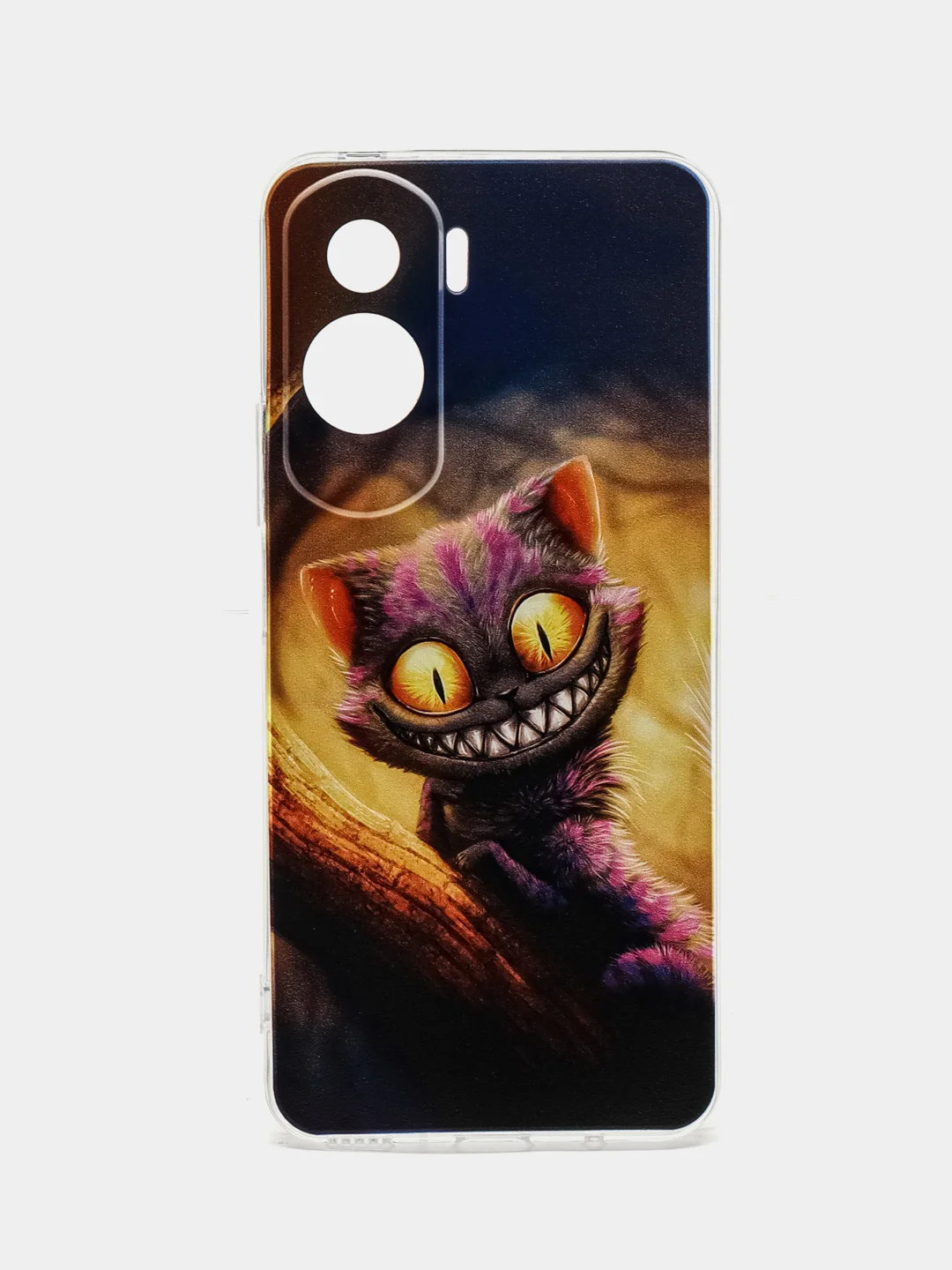Индиго силиконовый чехол на Honor 90 Lite (Хонор 90 Лайт), прозрачный, с рисунком