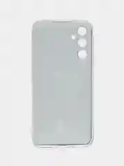 Серый меланж чехол на Samsung Galaxy A34 5G (Самсунг A34), прозрачный, с рисунком, защита камеры