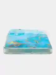 Светло-синий чехол прозрачный на Xiaomi Redmi Note 12S (Сяоми Редми Нот 12S), с рисунком, защита камеры