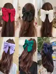 Бант для волос, на заколке, атласный