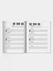 Музыкальные котики: нотные прописи: с наклейками, Попова Ирина