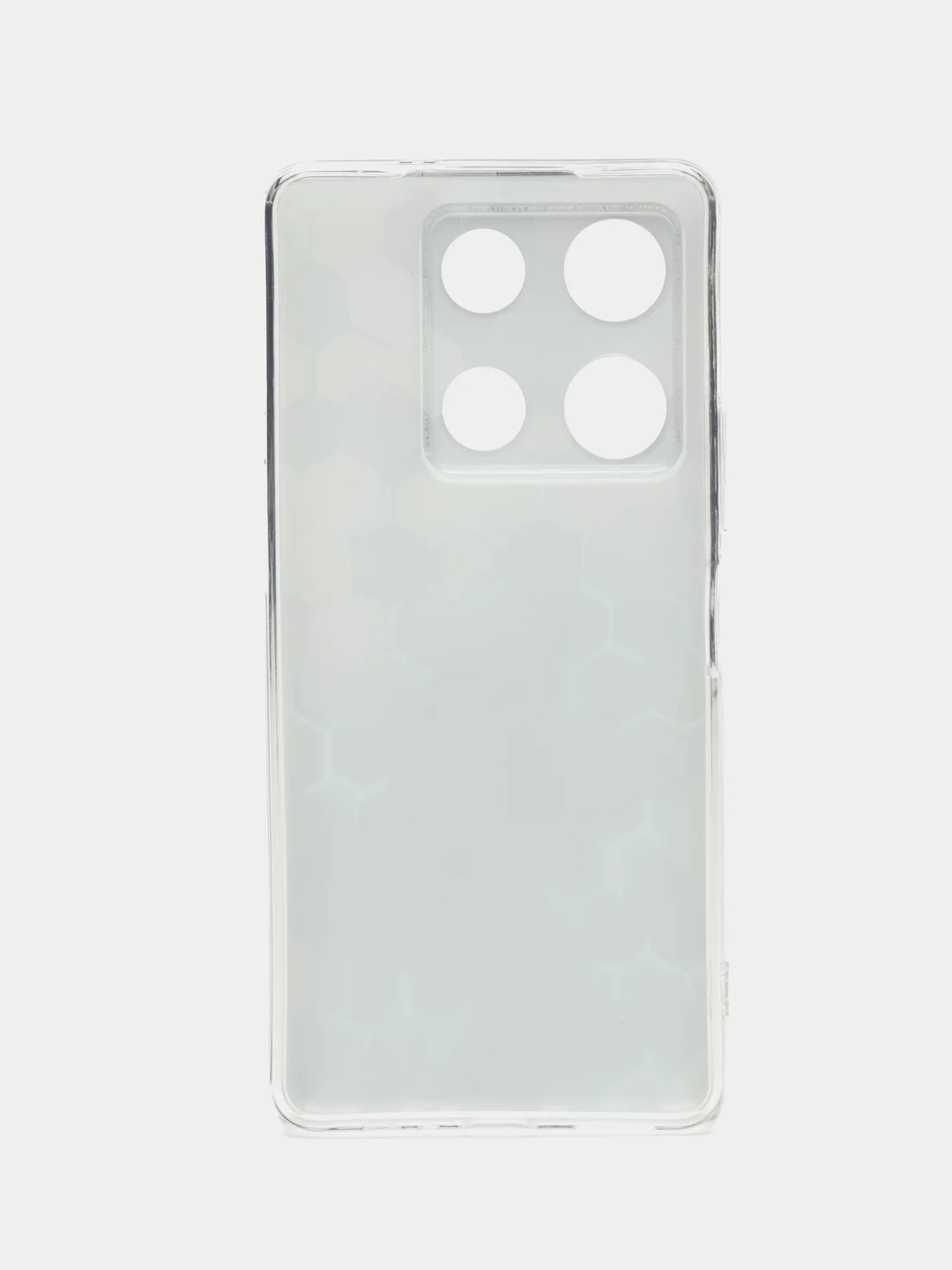 Бирюзовый чехол для Infinix Note 30 Pro (Инфиникс Нот 30 Про), прозрачный, с рисунком, защита камеры