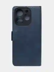 Синий чехол-книжка GQ Lite для Tecno Spark 10 Pro из высококачественной кожи