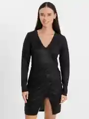 Хром платье для девушек с запахом