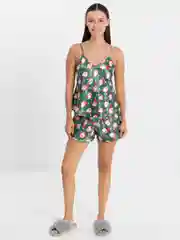 Мятный женская пижама She