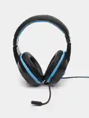 Синий наушники игровые компьютерные Borofone BO104, проводные с микрофоном