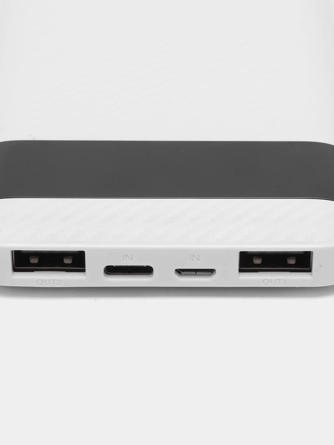 Белый внешний аккумулятор Power Bank PB-110 повербанк, 10000 mAh