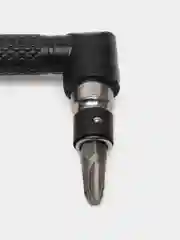 Отвертка для бит, угловая, двухсторонняя 1/4", с набором бит для отвертки