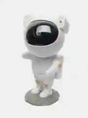 Белый ночник- проектор звёздное небо "Космонавт"