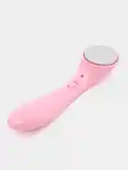 Белый массажер для лица, массаж лица ионами, массаж вибрационный