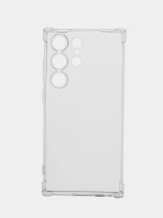 Чехол для Samsung Galaxy S23 Ultra, прозрачный, силиконовый, противоударный