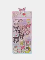 Бежевый стикерпак, стикеры Hello Kitty, наклейки "Куроми", декоративный скотч для скрапбукинга