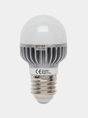 10 штук лампа светодиодная LED 5Вт, 60Вт, E27 2700K шар металл Gauss