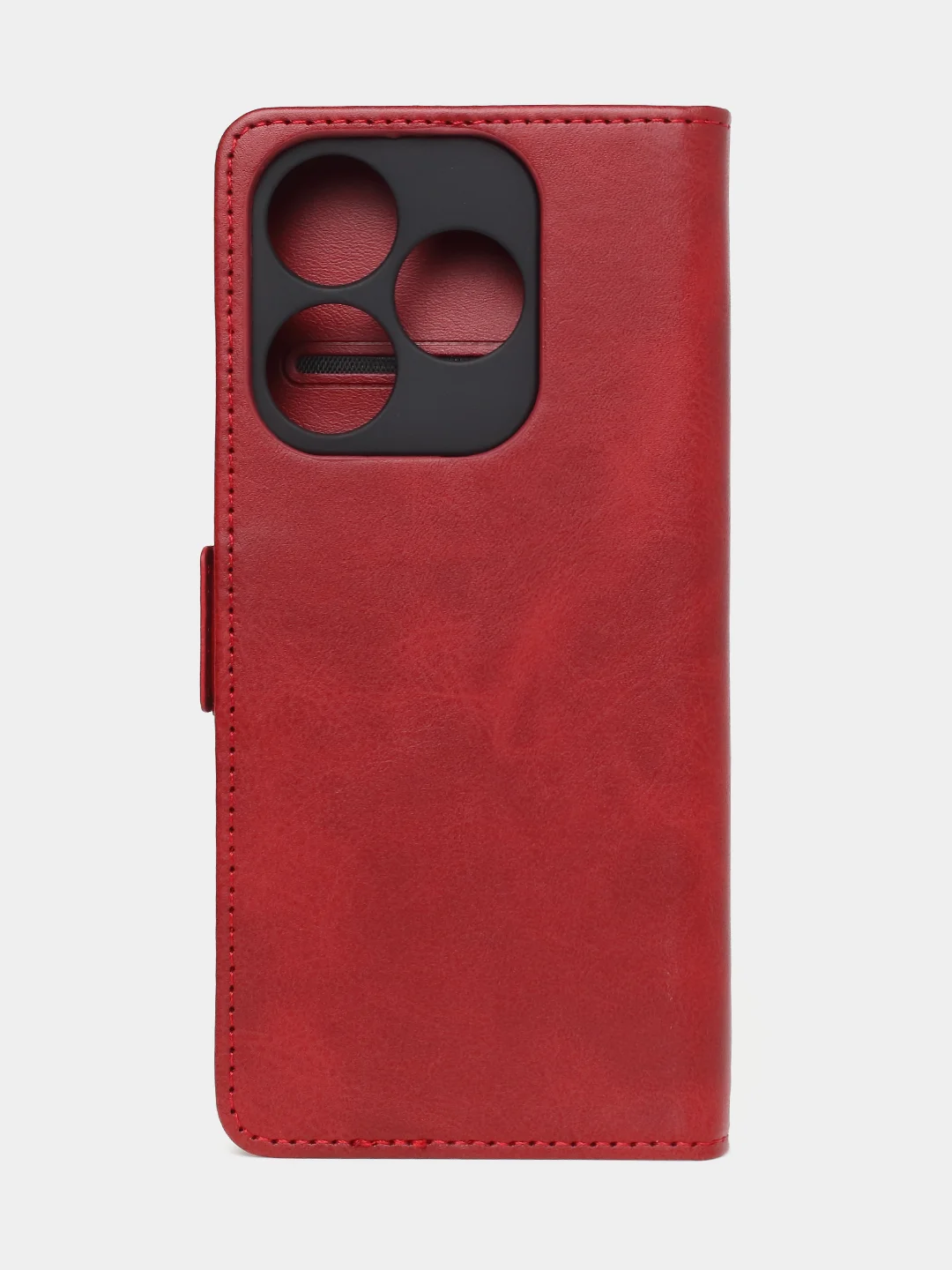 Красный чехол-книжка GQ Lite для Tecno Spark 10 / Tecno Spark 10C из высококачественной кожи