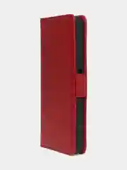 Красный чехол-книжка GQ Lite для Tecno Spark 10 / Tecno Spark 10C из высококачественной кожи