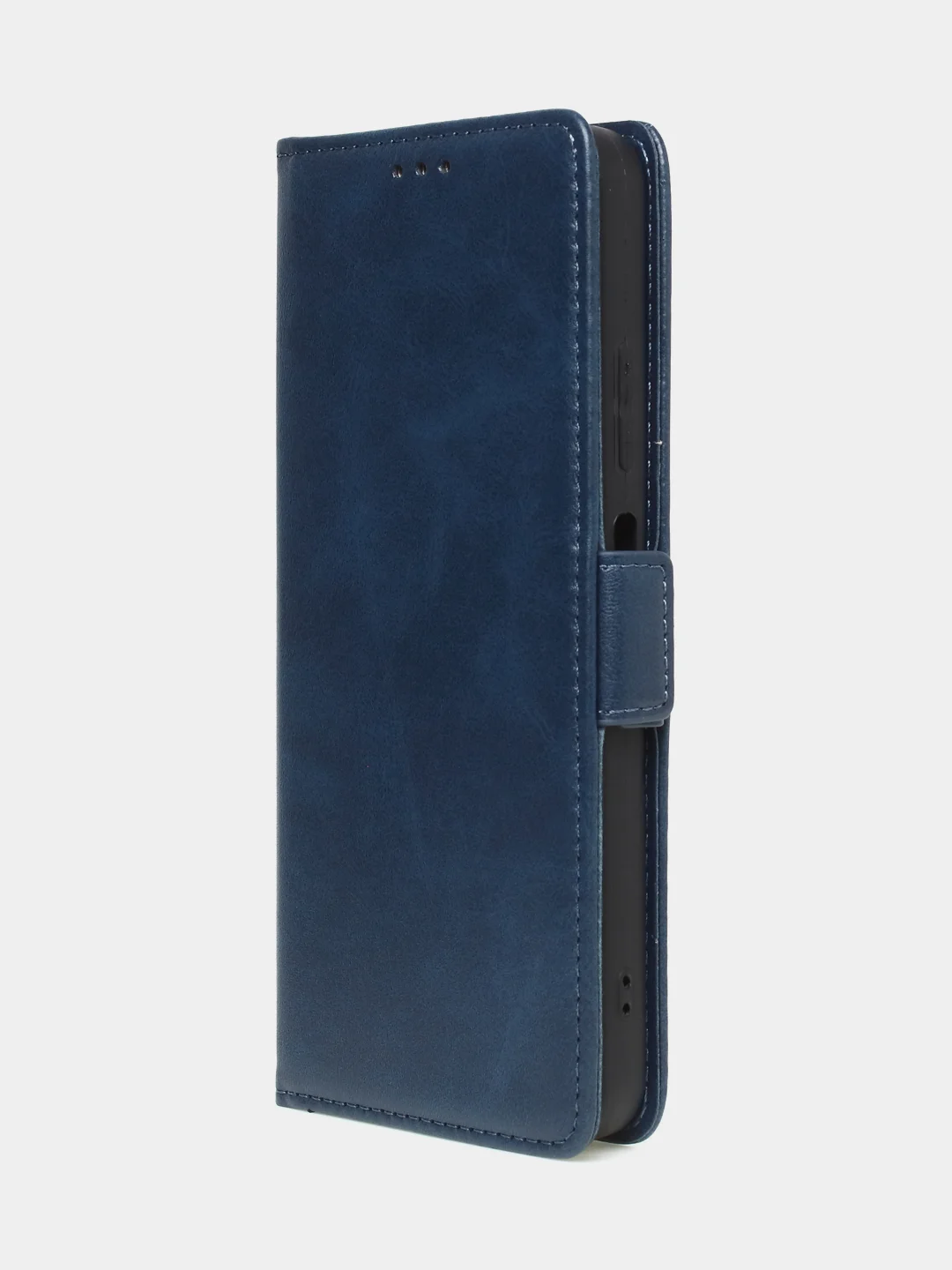 Синий чехол-книжка GQ Lite для Tecno Spark 10 / Tecno Spark 10C из высококачественной кожи