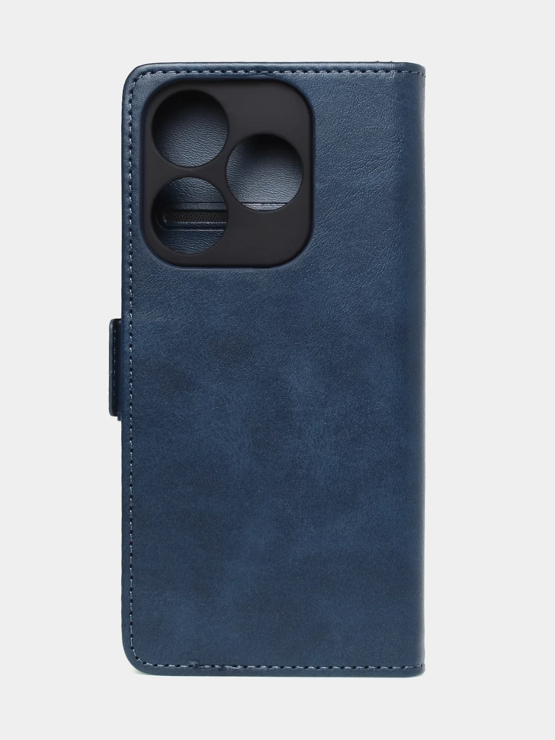 Синий чехол-книжка GQ Lite для Tecno Spark 10 / Tecno Spark 10C из высококачественной кожи