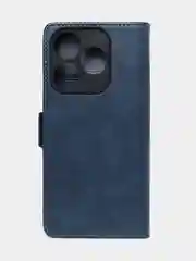 Синий чехол-книжка GQ Lite для Tecno Spark 10 / Tecno Spark 10C из высококачественной кожи