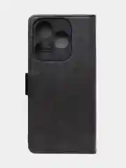 Черный чехол-книжка GQ Lite для Tecno Spark 10 / Tecno Spark 10C из высококачественной кожи