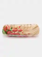 Алый блюдо в подарочной упаковке, прямоугольное, глубокое