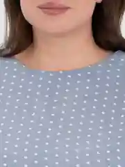 Серый платье женское повседневное, длинное, в горошек