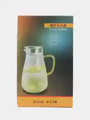 Прозрачный кувшин-чайник для воды, стеклянный