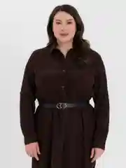 Шоколадный платье женское, большие размеры