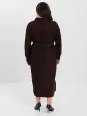 Шоколадный платье женское, большие размеры