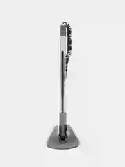 Серый ручка шариковая Brauberg Counter Pen, настольная, синяя, 0,5 мм