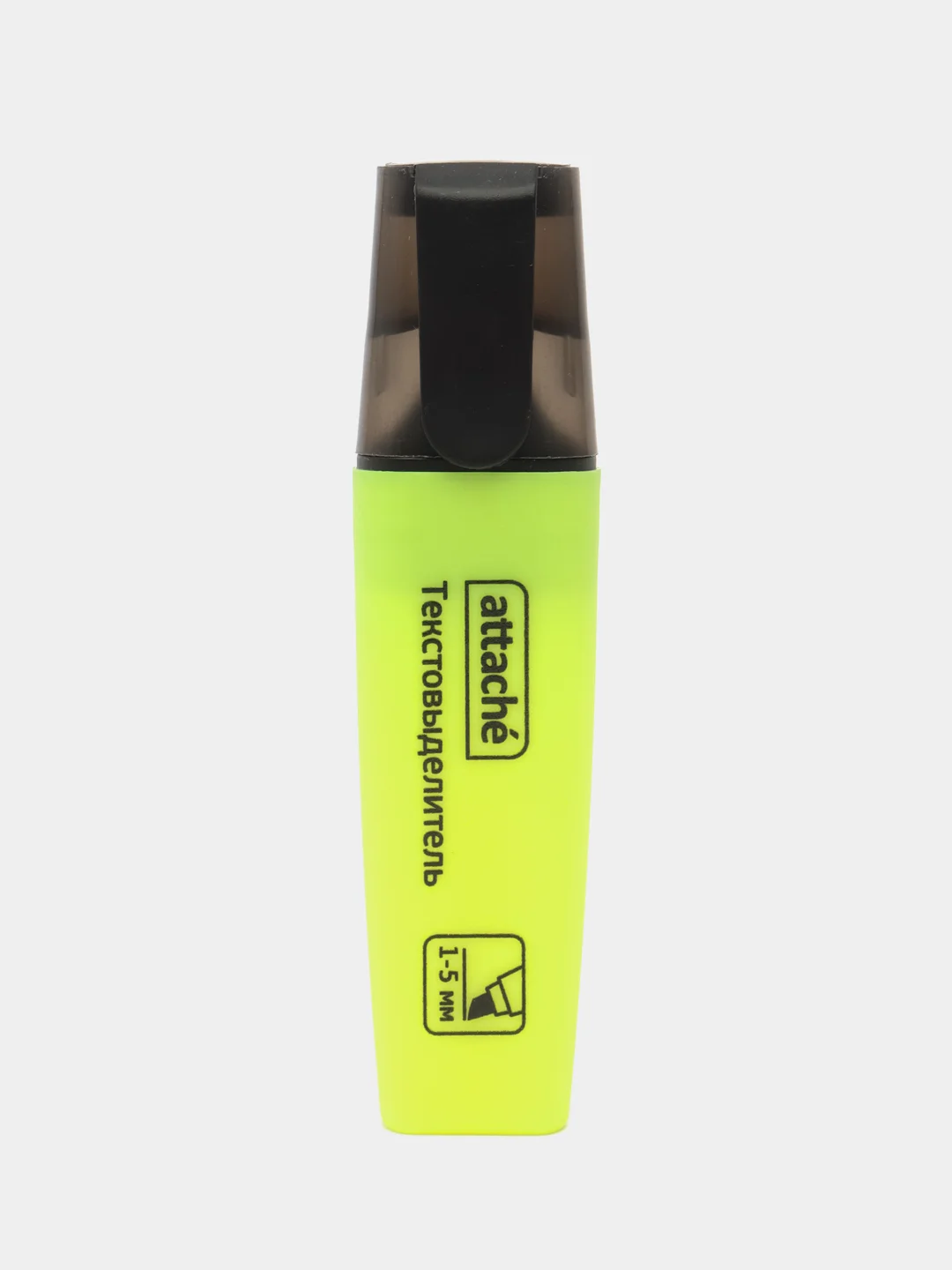 Желтый текстовыделитель Attache Colored, 1-5 мм