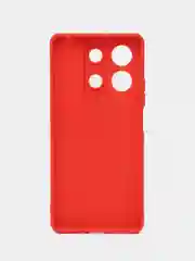 Красный чехол для Xiaomi Redmi Note 13 (Сяоми Редми Ноут 13), прозрачный