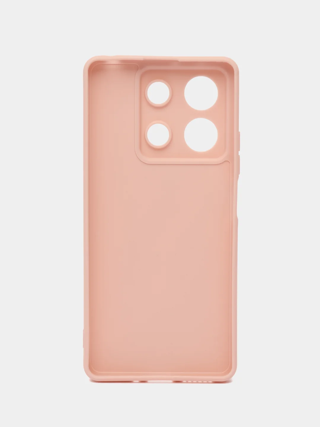 Розовый чехол для Xiaomi Redmi Note 13 (Сяоми Редми Ноут 13), прозрачный