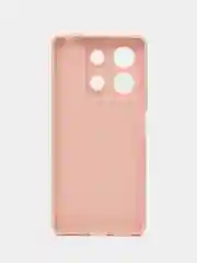 Розовый чехол для Xiaomi Redmi Note 13 (Сяоми Редми Ноут 13), прозрачный