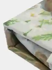 Белый комплект постельного белья, 1,5 спальный, сатин