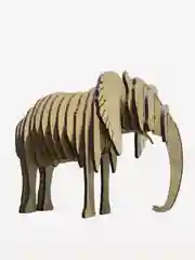 Бежевый 3д пазл, деревянный конструктор 3d, сборная модель 3D