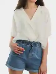 Шорты женские джинсовые с подворотами Summer