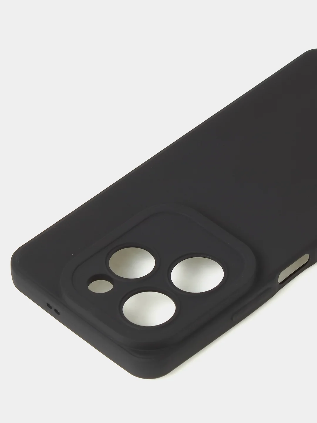 Синий чехол для Infinix Hot 40 / Infinix Hot 40 Pro матовый с дополнительной защитой камеры