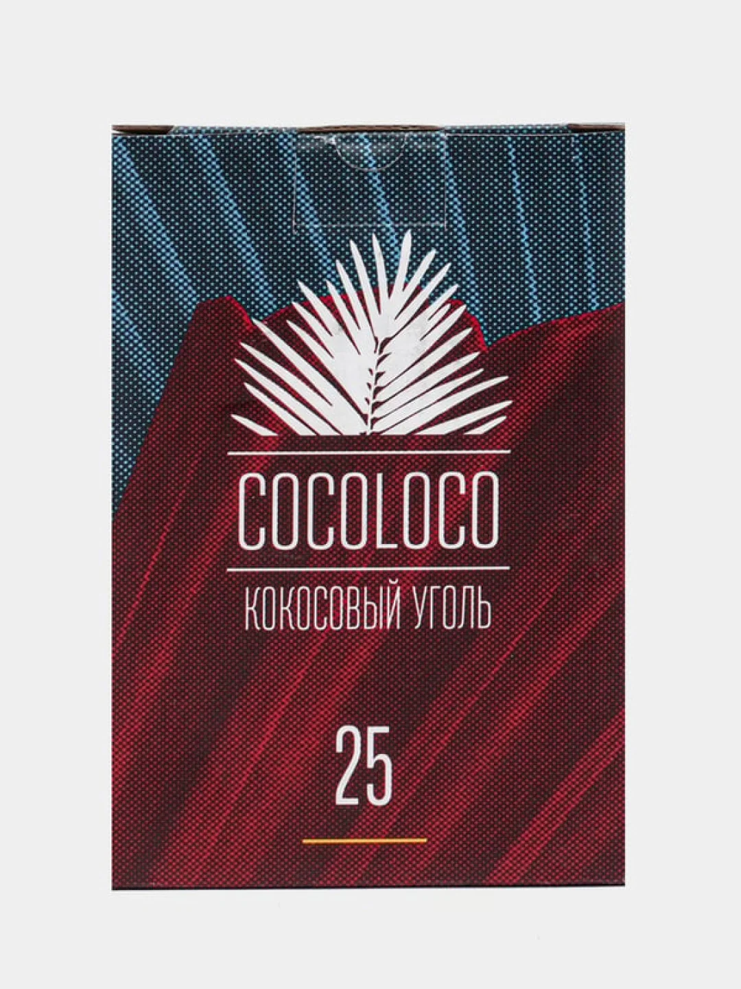Уголь для кальяна, кокосовый "Cocoloco", 12 и 72 кубика, 25 мм