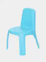 Лазурный стул детский, пластиковый