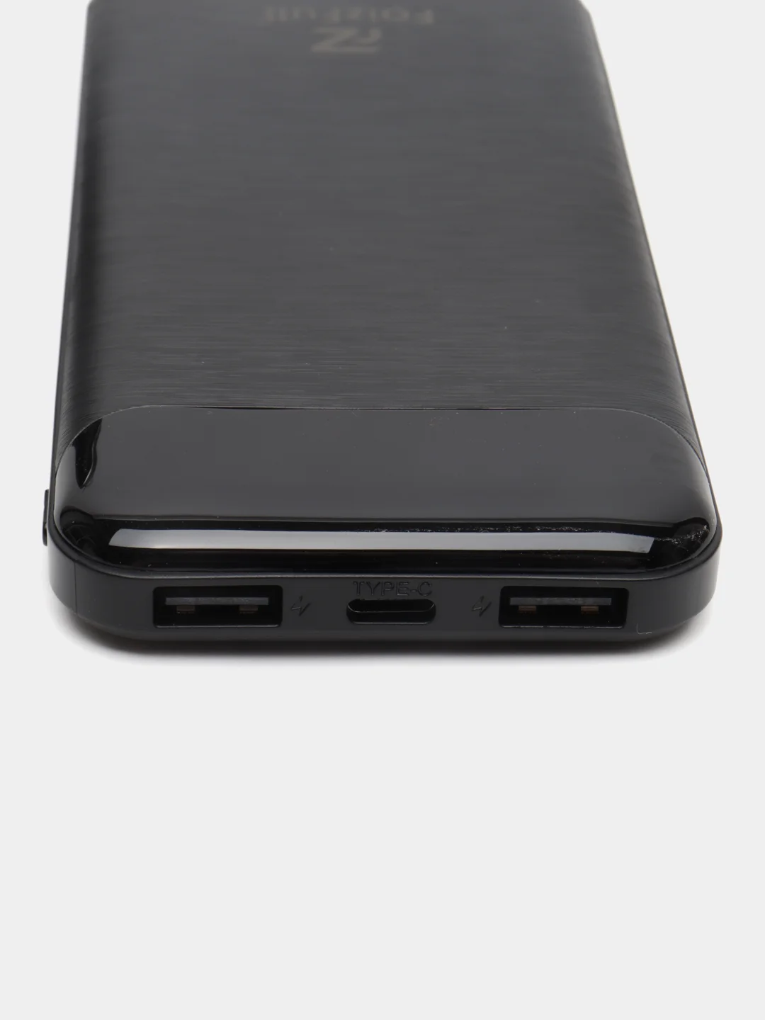 Черный внешний аккумулятор, 10000 мАч, USB Type-A/Type-C, портативный