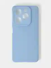 Зеленый чехол для Infinix Hot 40i / Infinix Smart 8 матовый с дополнительной защитой камеры