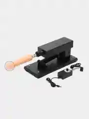 Хром секс-машина Machine Gun, с насадками