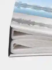 Синий фотоальбом на 100-200 фотографий 10х15, твёрдая обложка