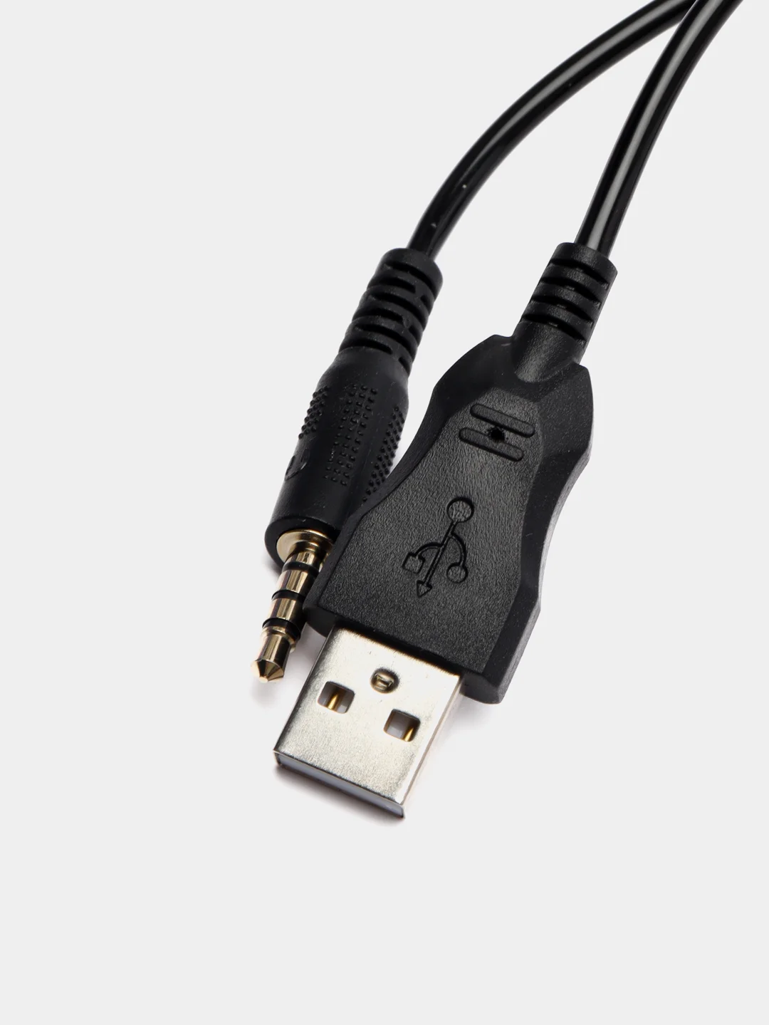 Синий наушники игровые компьютерные Hoco W104 / W103, проводные, с микрофоном