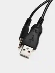 Синий наушники игровые компьютерные Hoco W104 / W103, проводные, с микрофоном